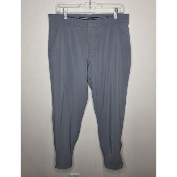 Primo Golf grey athletic golf pants joggers with zip ankle - 32S 32 short - Picture 1 of 6